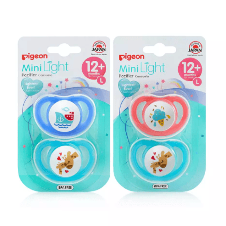Chupete odontológico Mini Light 12+ L 1 unidad. Pigeon 1