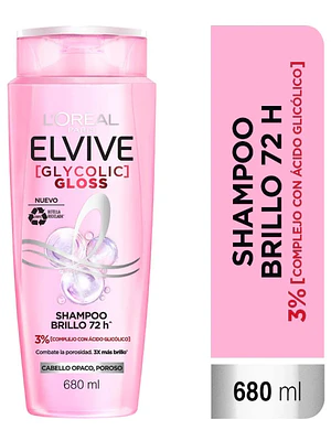 Elvive Shampoo Glycolic Gloss 680 ml. L'oréal