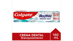 Crema dental Colgate MaxWhitw Complete clean 160 g.