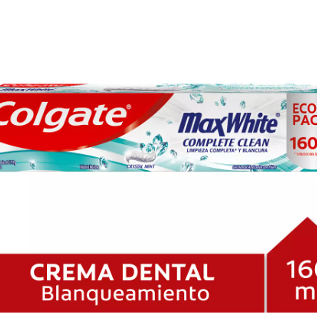Crema dental Colgate MaxWhitw Complete clean 160 g. 1