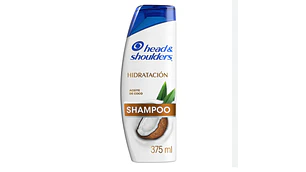 Head & shoulders Hidratación Shampoo Aceite de coco 375 ml.