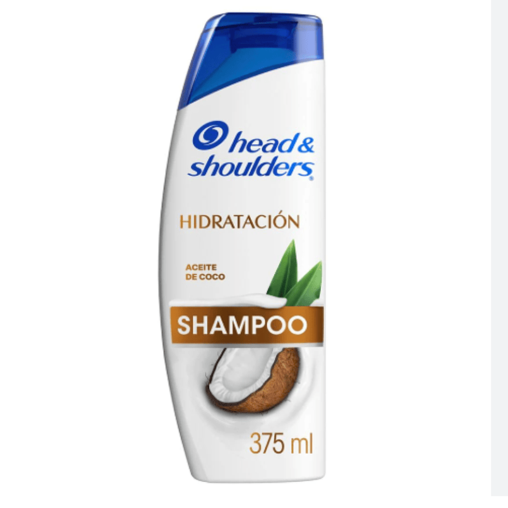 Head & shoulders Hidratación Shampoo Aceite de coco 375 ml. 1