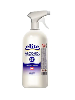 Alcohol desnaturalizado 95 % Gatillo 500 ml. Elite