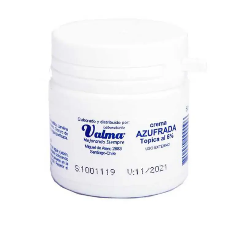 Crema Azufrada 6% por 50  gramos Valma 1