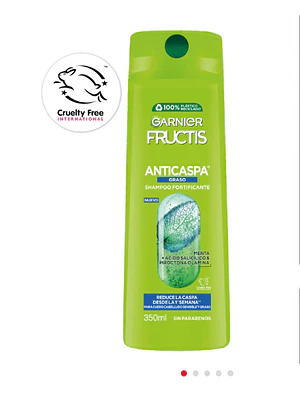 Garnier Fructis Shampoo anticaspa 350 ml.