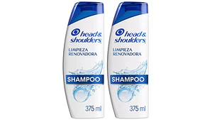Head & shoulders Shampoo Limpieza renovadora 375 ml Pack 2 unidades.