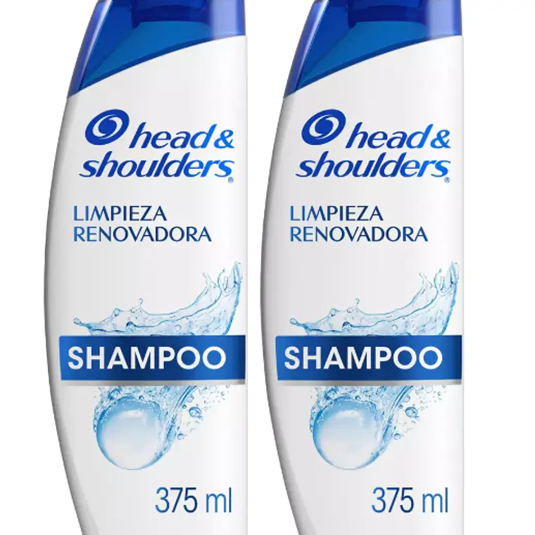 Head & shoulders Shampoo Limpieza renovadora 375 ml Pack 2 unidades. 1