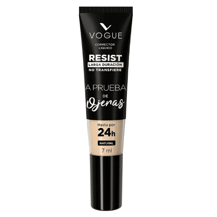 Corrector líquido Resist Larga duración 7 ml. Vogue 1