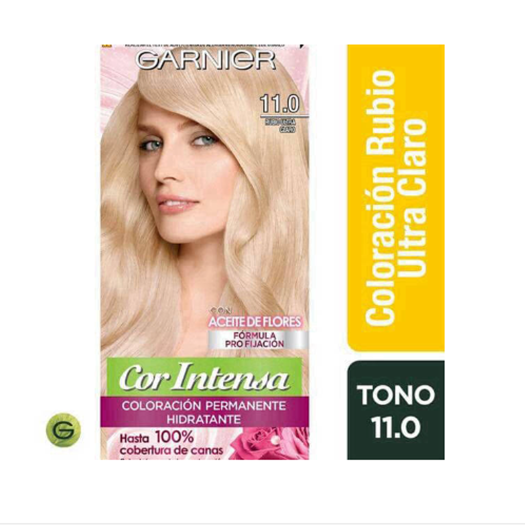 Tintura de cabello Cor Intensa Garnier 11.0 Rubio ultra claro. 1