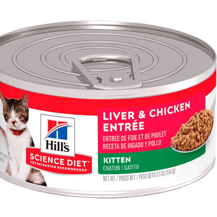Science Diet Kitten Liver & Chicken Entrée Hill's  1