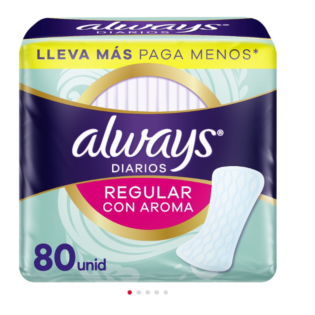 Always Protectores diarios sin perfume 80 unidades. 1