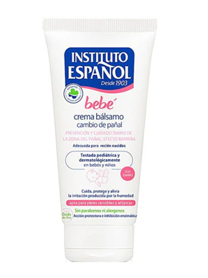 Crema bálsamo para cambio de pañales 150 ml.