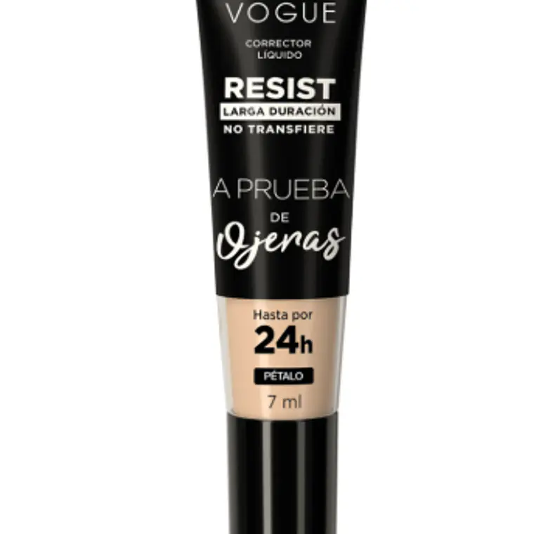 Corrector líquido Resist Larga duración  Pétalo 7 ml. Vogue 1
