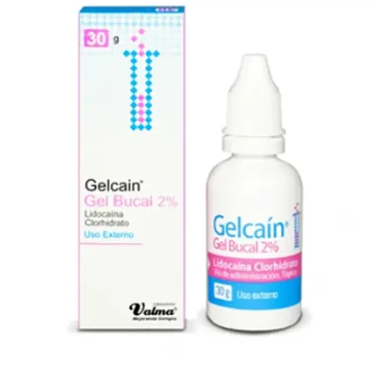 Gelcaín Lidocaína Gel bucal 2 % 30 g. 1