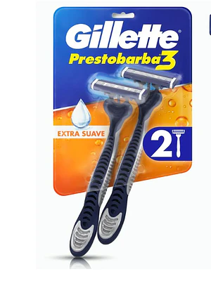 Gillette Prestobarba 3 Maquina de afeitar 2 Unidades