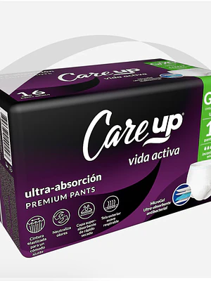 Care up Pañal para adulto G/XG 16 Unidades.