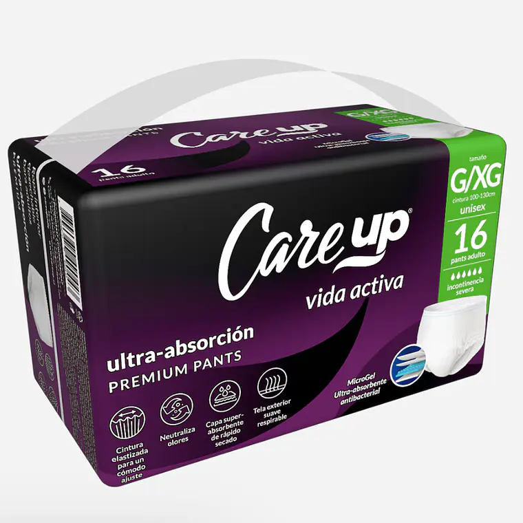 Care up Pañal para adulto G/XG 16 Unidades. 1