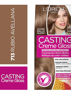 Coloración para el cabello Casting Creme Gloss 713 Rubio Avellana. L'oréal