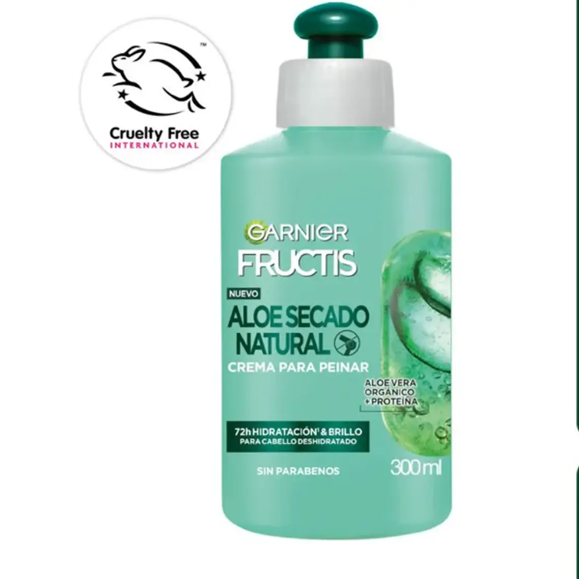 Garnier Fructis Crema de peinar Aloe secado natural 300 ml.  1