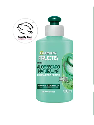 Garnier Fructis Crema de peinar Aloe secado natural 300 ml. 