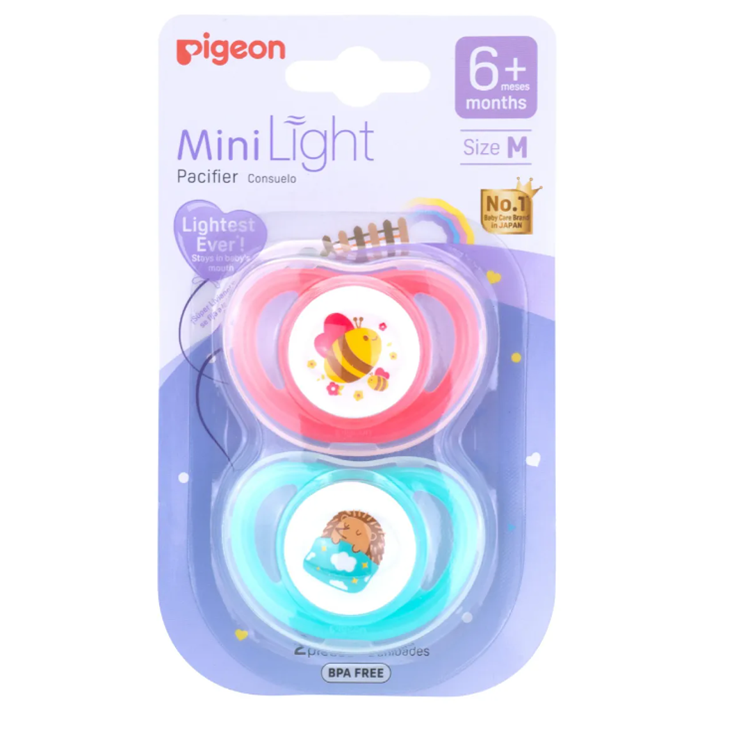 Chupete odontológico Mini light 6+ M 2 Unidades. Pigeon 1
