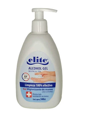 Alcohol Gel 340 ml. Elite