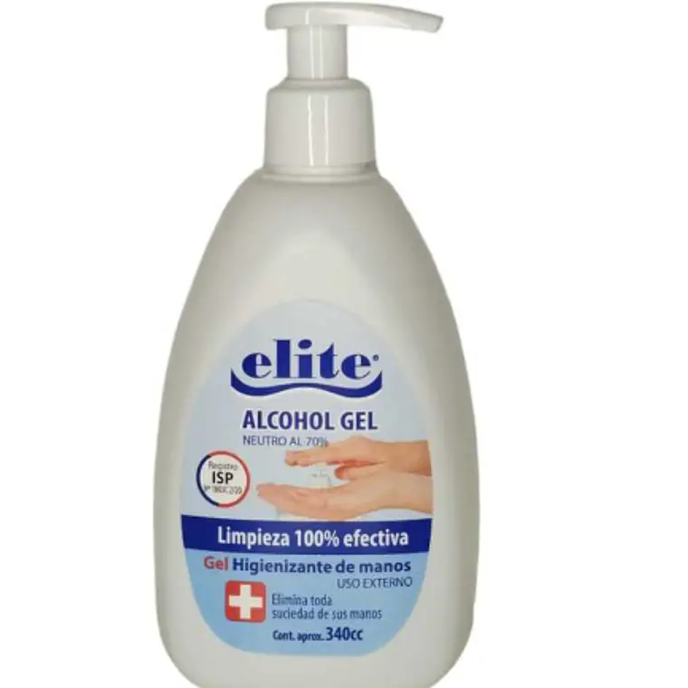 Alcohol Gel 340 ml. Elite 1