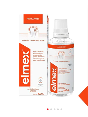 Enjuague bucal Elmex Anticaries 400 ml.