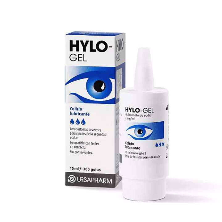 Hylo-Gel Solución oftálmica 10 ml.  1