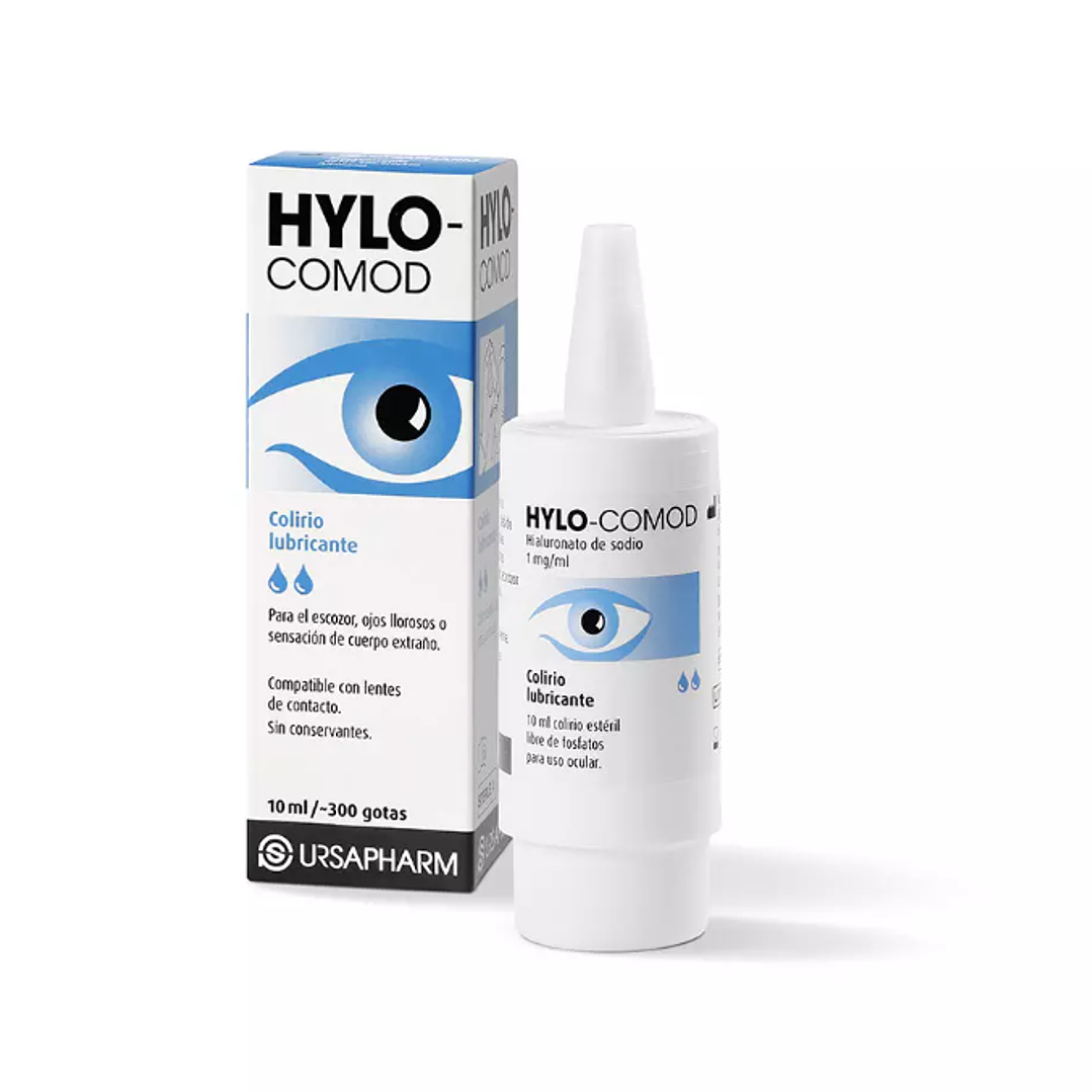 Hylo-Comod Hialuronato Solución oftálmica 10 ml. 1