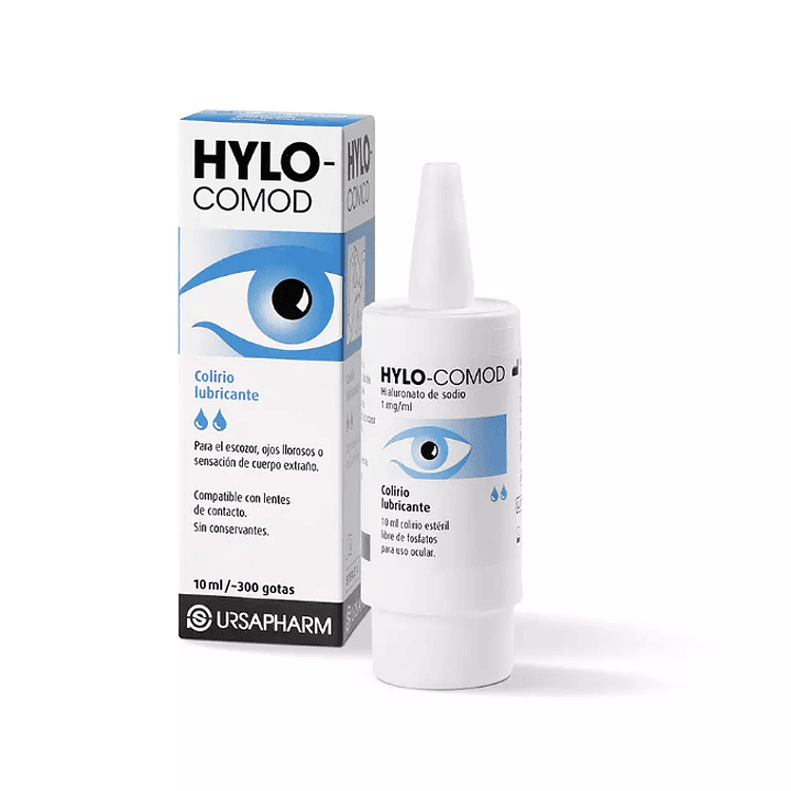 Hylo-Comod Hialuronato Solución oftálmica 10 ml. 1