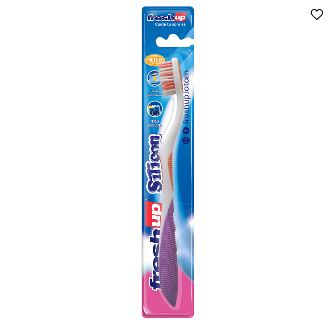Cepillo de dientes Fresh Up 202 Silicon adulto 1 Unidad. 1