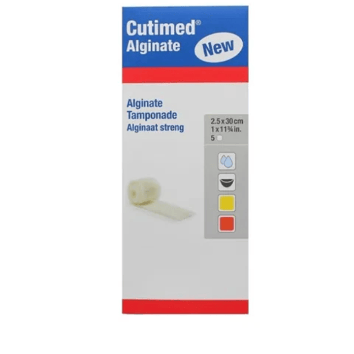 Cutimed Alginate Mecha 2.5 cm x 30 cm 5 Unidades. 1
