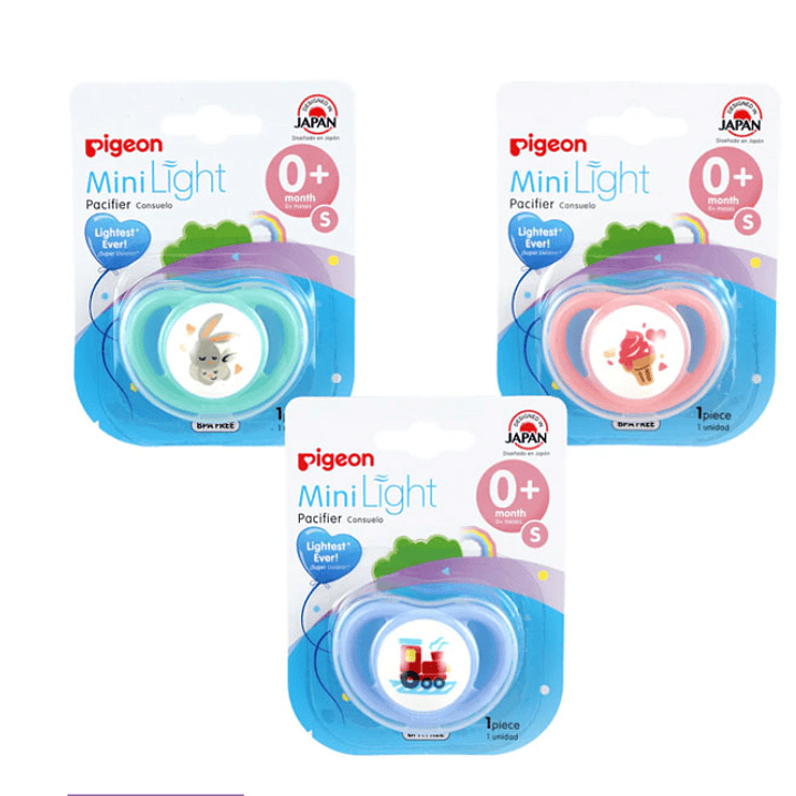 Chupete odontológico 0+ Mini light 1 Unidad. Pigeon 1