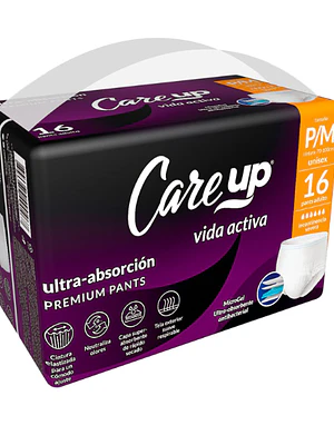Pañal adulto Care up P/M 16 Unidades.