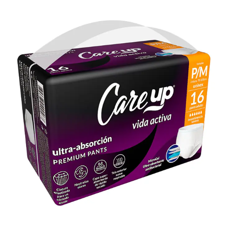 Pañal adulto Care up P/M 16 Unidades. 1