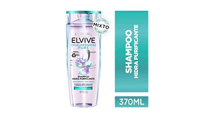 Elvive Shampoo Pure Hidra purificante 370 ml.