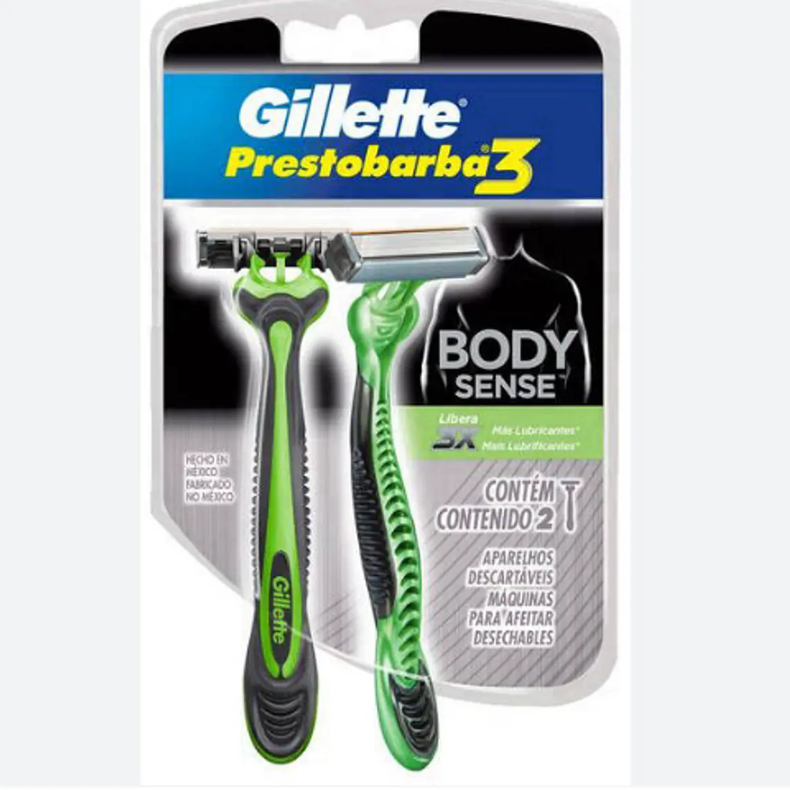 Gillette Prestobarba 3 Body Sense 2 Unidades. 1