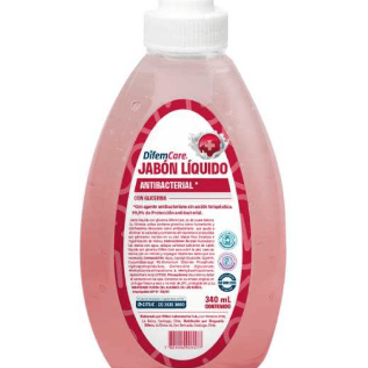 Jabon Antibacterial C/Glicerina por 340 ml 1