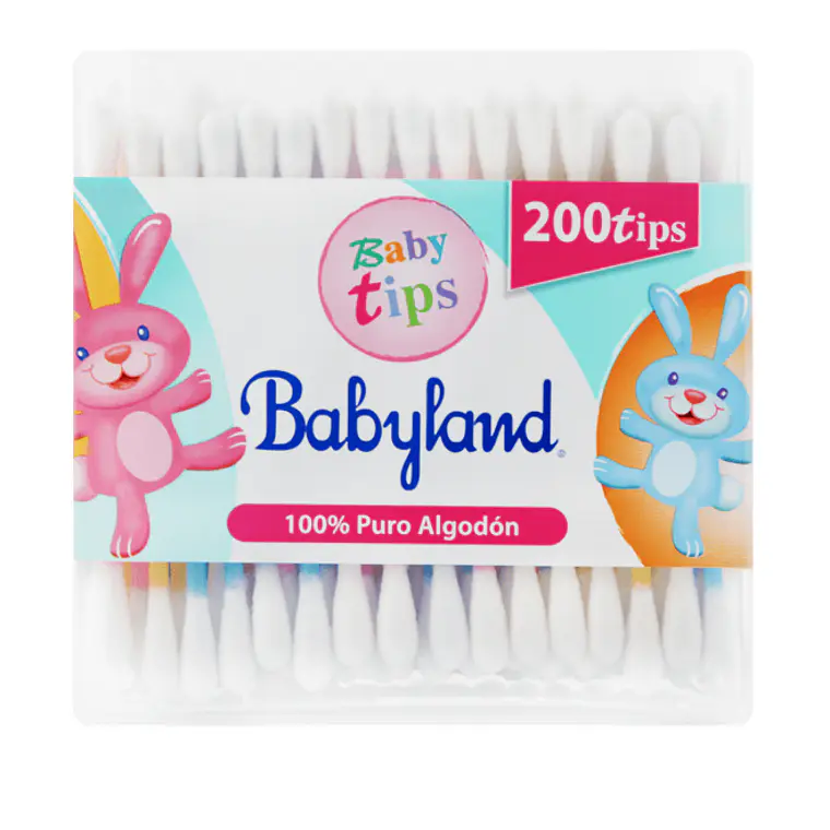Baby Tips Algodón babyland 200 Unidades. 1
