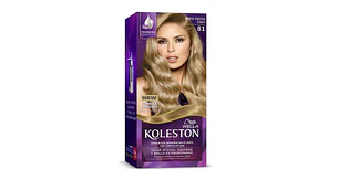 Tinte para el cabello Koleston New 81 Rubio Ceniza claro + activador.
