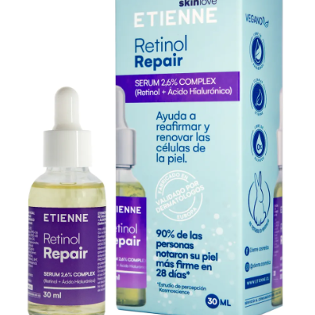 Retinol repair Sérum Retinol 30 ml. Etienne 1