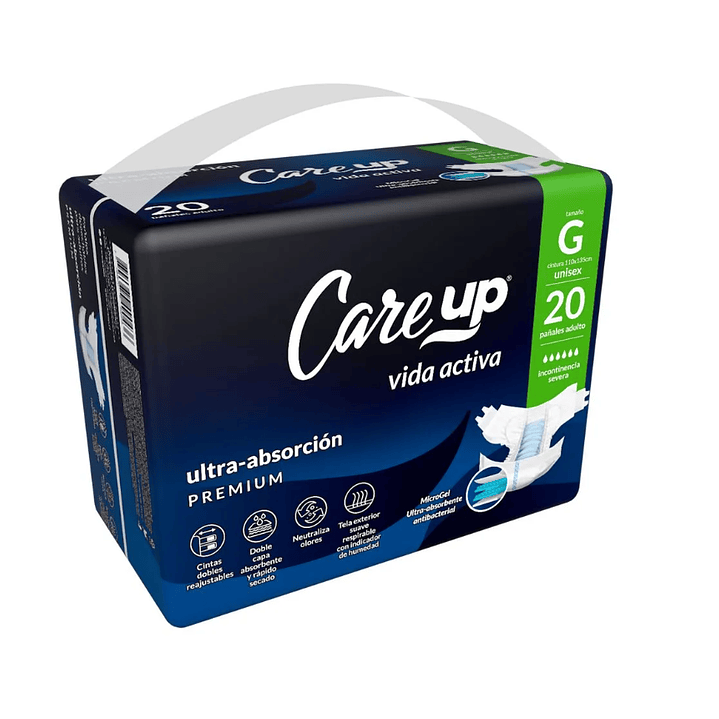 Pañales adulto Care Up G 20 Unidades. 1