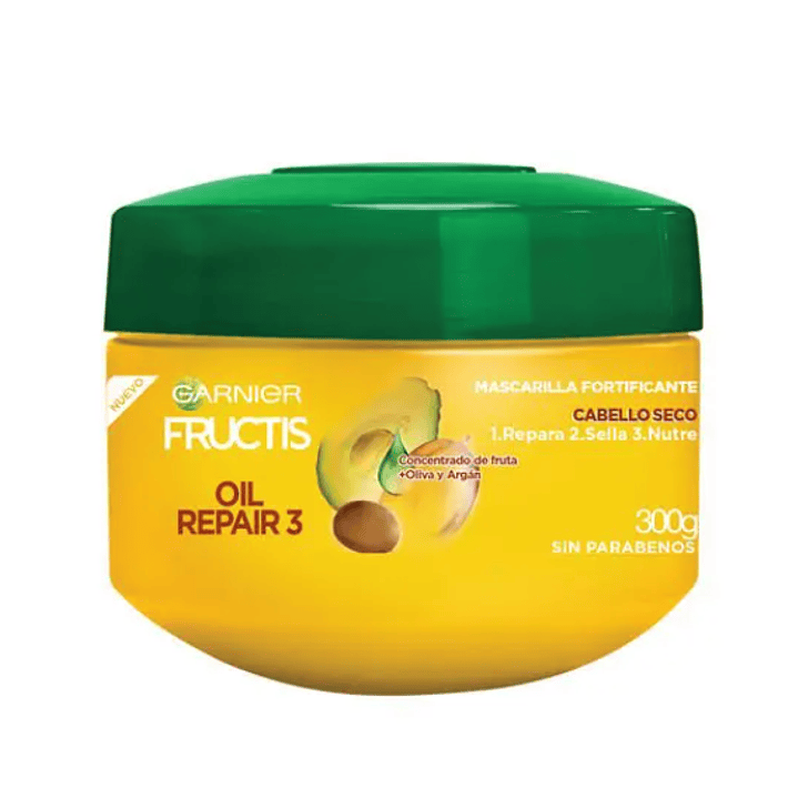 Garnier Fructis Oil repair 3 Crema de tratamiento 300 ml. 1