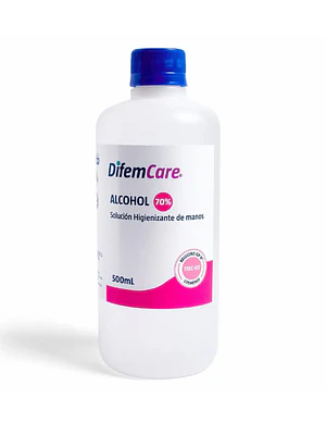 Alcohol Higienizante 70% por 500  ml
