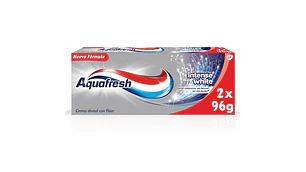 Crema dental Aquafresh Intense white 96 g 2 Unidades.