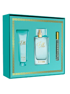Set Eau de parfum Elle 100 ml, Perfumero, Crema de manos 50 g. Etienne