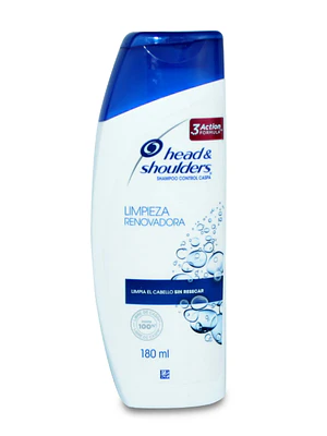 Head & shoulders Shampoo limpieza renovadora 180 ml.