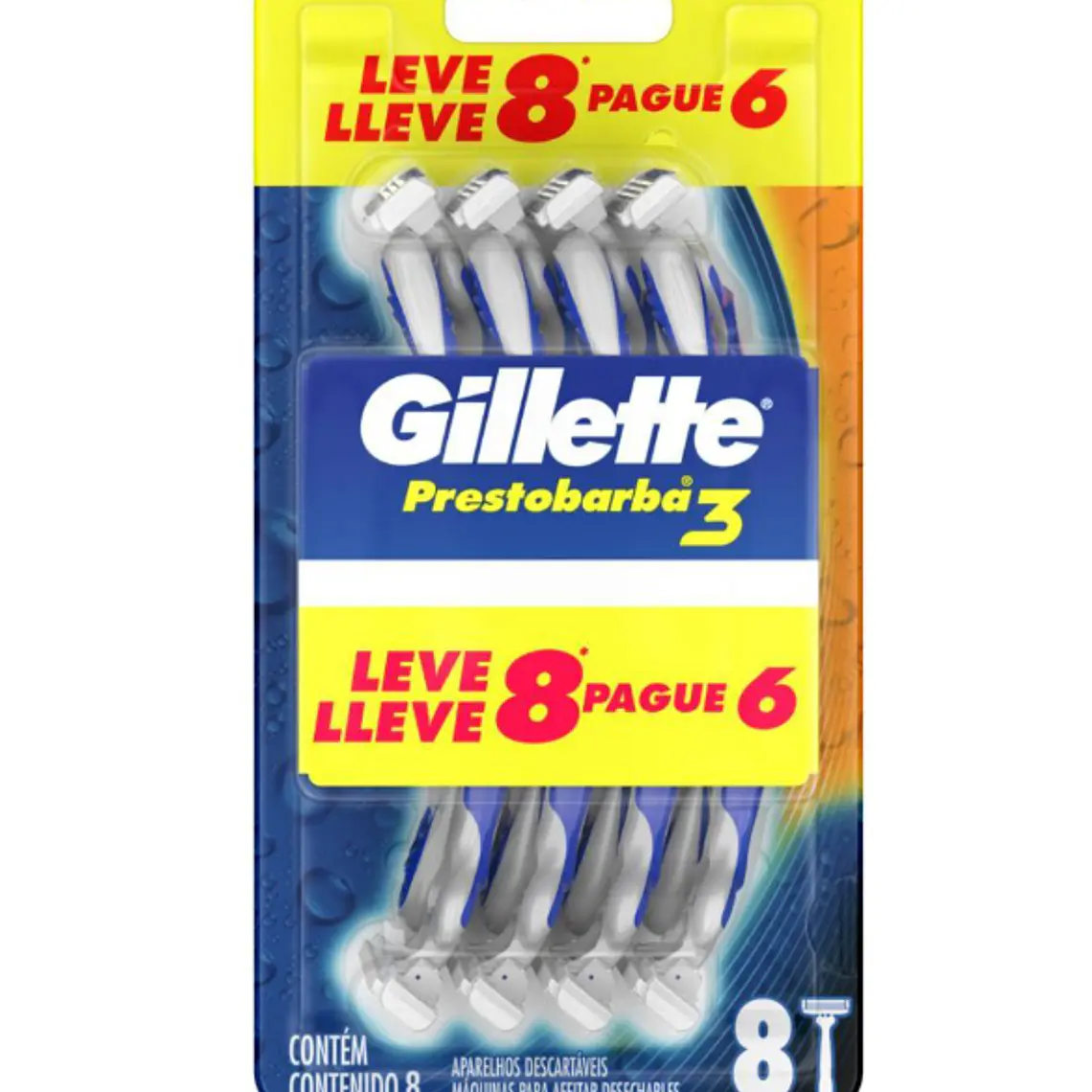 Gillette Prestobarba 3 Lleve 8 y pague 6. 1