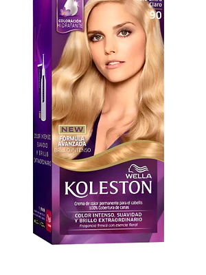 Tinte para el cabello Koleston New 90 Rubio extra claro + activador.
